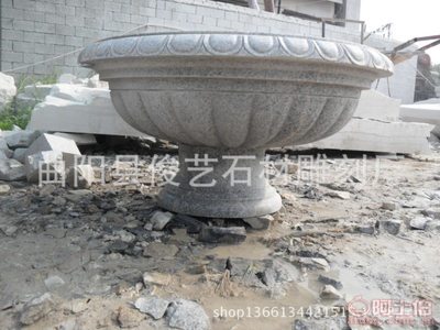 匠心傳承，石韻生輝 曲陽(yáng)縣俊藝石材精雕大理石花盆，打造庭院藝術(shù)